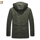 کاپشن اور کت جیب پشت