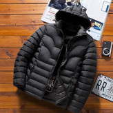 کاپشن طرح پر جمع شونده مشکی