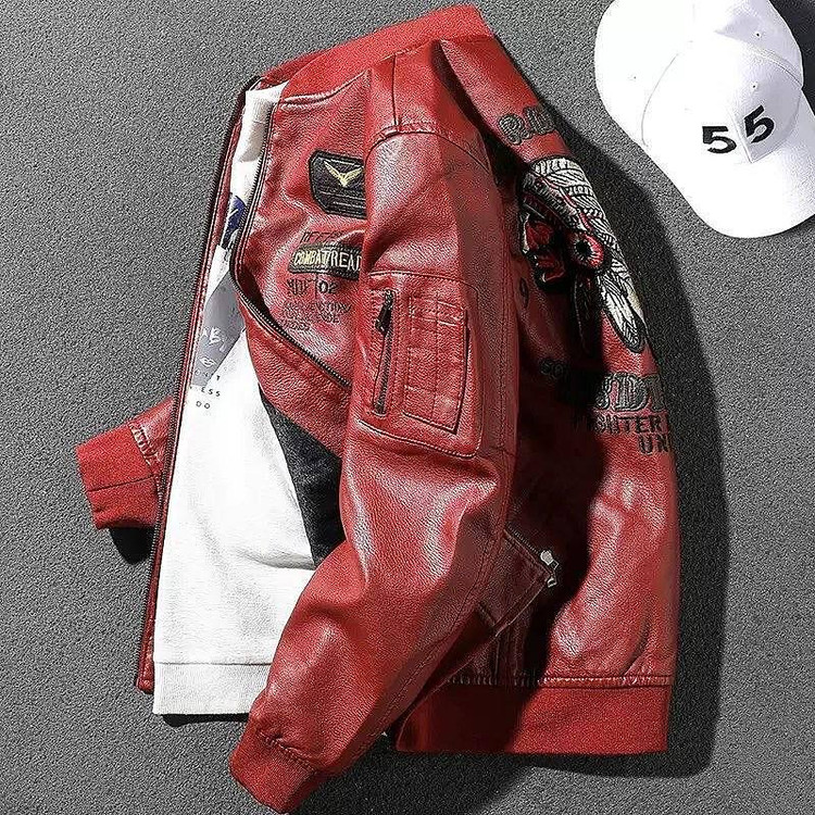 چرم اسپورت سرخ پوستی قرمز