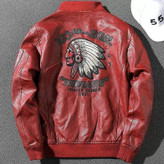 چرم اسپورت سرخ پوستی قرمز پشت