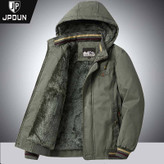 کاپشن ضخیم برند جیپ سبز ارتشی