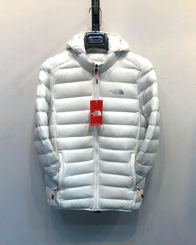 کاپشن اسپورت North face سفید