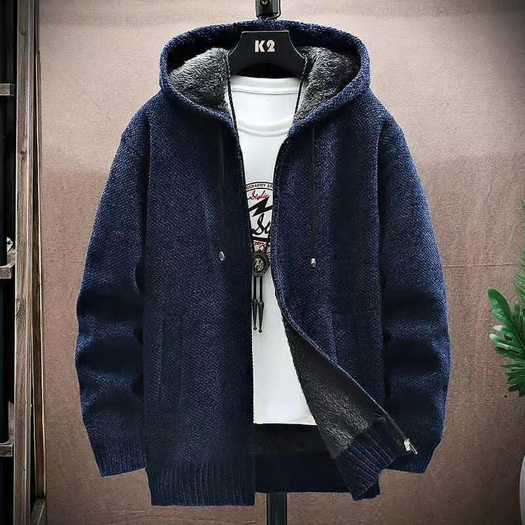 سویشرت بافت سرمه ای