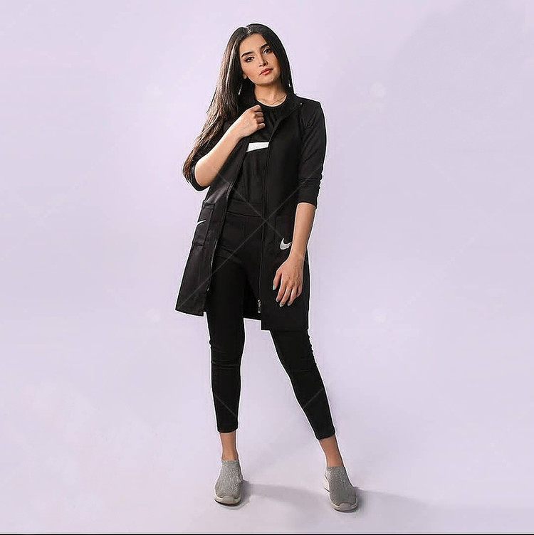 ست سه تکه زنانه نایکی مشکی