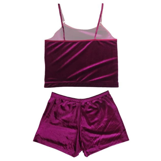 لباس خواب زنانه مدل مخمل