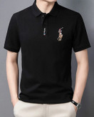 تیشرت وارداتی یقه دار مشکی