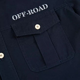 پیراهن کتان دوجیب مارک آفرود off road جیب