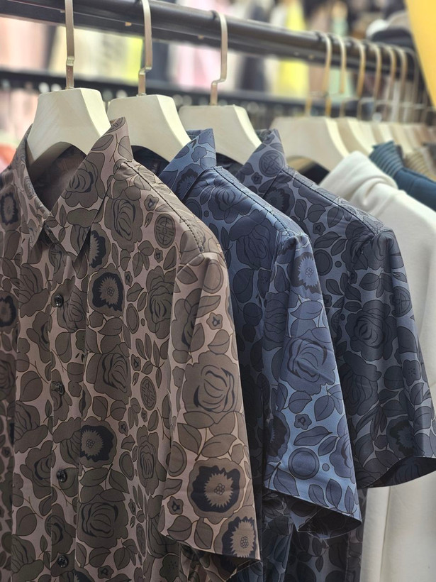 پیراهن ساتن آستین کوتاه