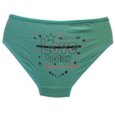 شورت زنانه مدل نخی سبز