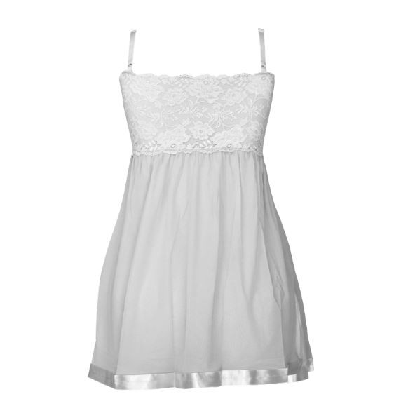 لباس خواب زنانه مدل PRINCESS رنگ سفید