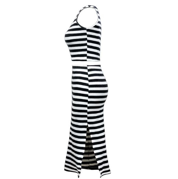 ست کراپ تاپ و دامن زنانه