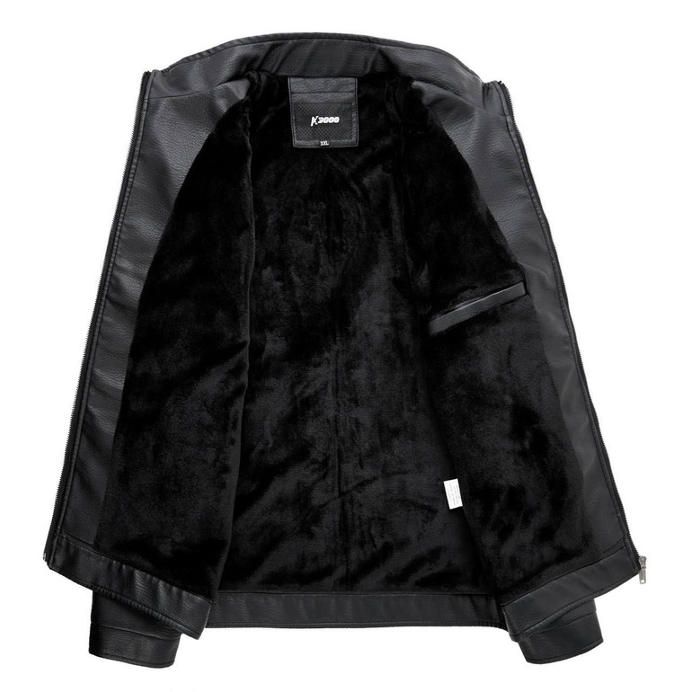 کاپشن چرم کلاسیک کد 6663