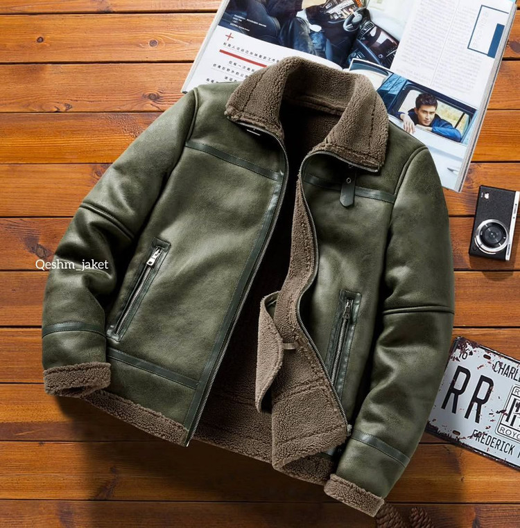 کاپشن چرم بوفالو 3260