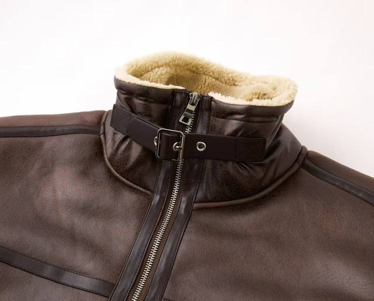 کاپشن چرم بوفالو 8621