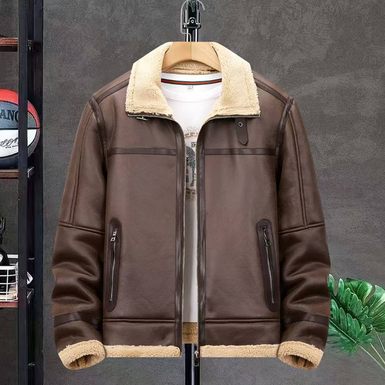 کاپشن چرم بوفالو 8621