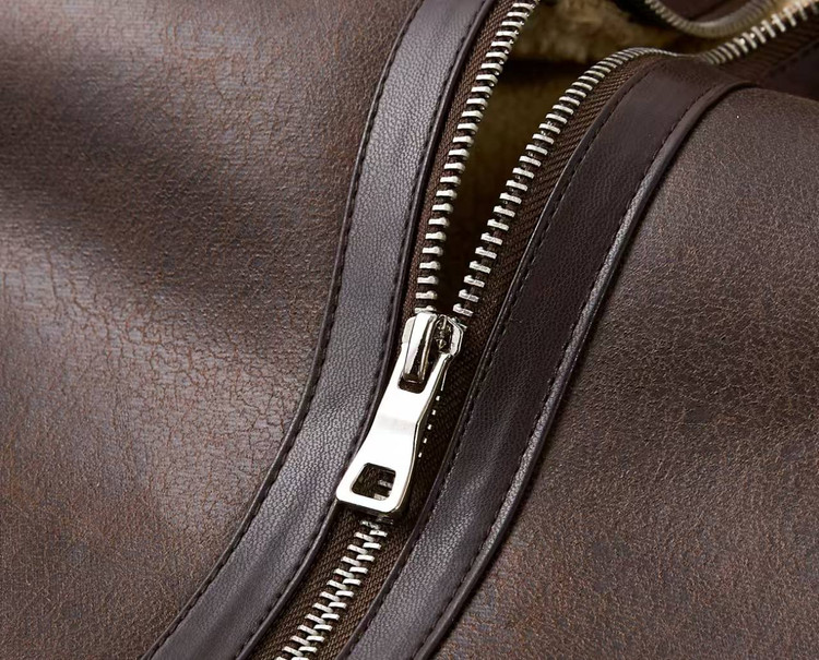 کاپشن چرم بوفالو 8621