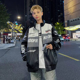 کاپشن چرم موتور سواری کد 688