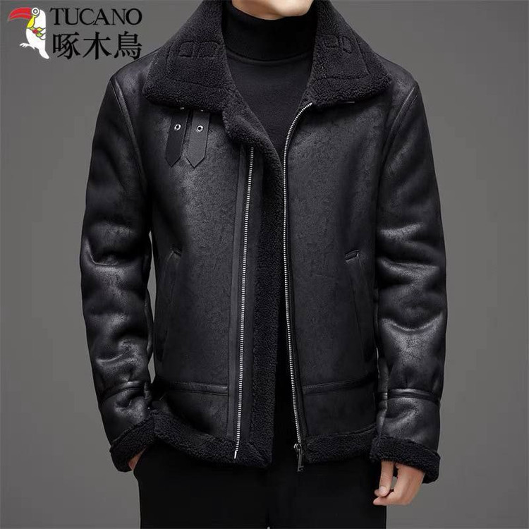 کاپشن چرم بوفالو کد 8801