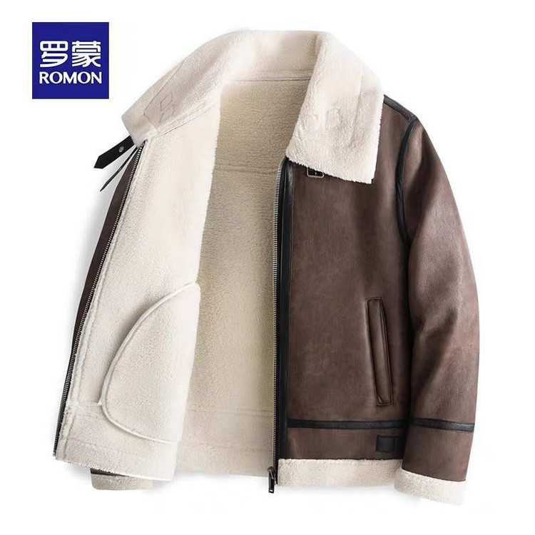 کاپشن چرم بوفالو کد 8801