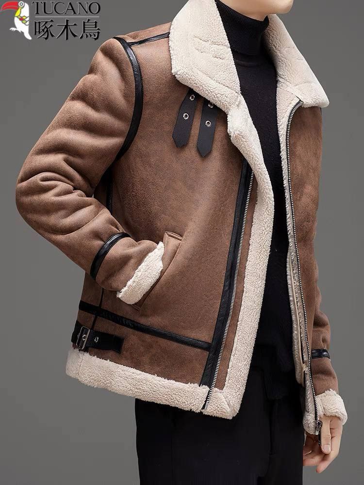 کاپشن چرم بوفالو کد 8801