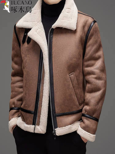 کاپشن چرم بوفالو کد 8801