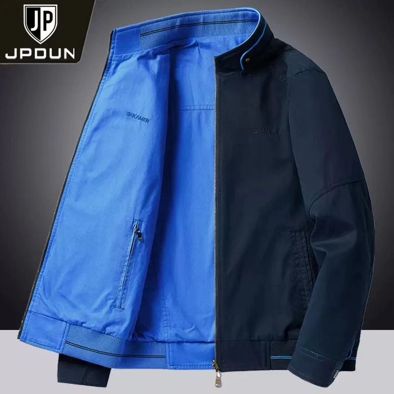 کاپشن دورو بهاره پاییزه آبی سرمه ای